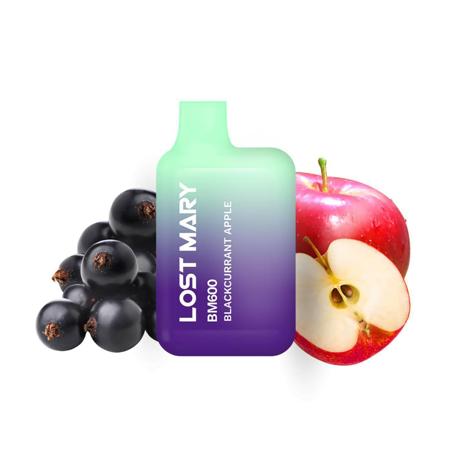 Vaper Lost Mary BM600 Blackcurrant Apple 20MG (Fecha de Caducidad Septiembre 2025)