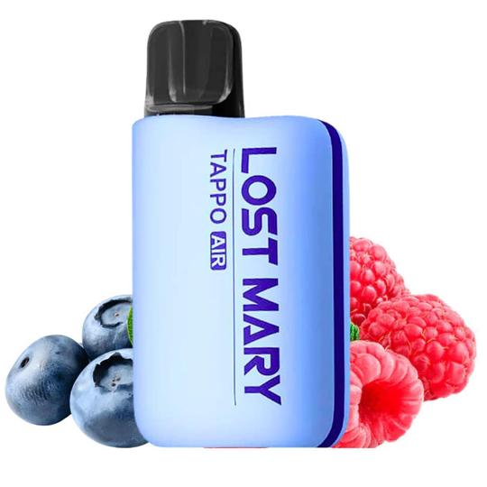 Vaper recargable Lost Mary Tappo Air Kit Blueberry Sour Raspberry 20MG