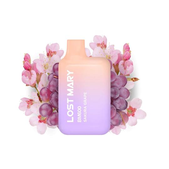 Vaper desechable ELFBAR Lost Mary Sakura Grape 20MG LIQUIDACIÓN