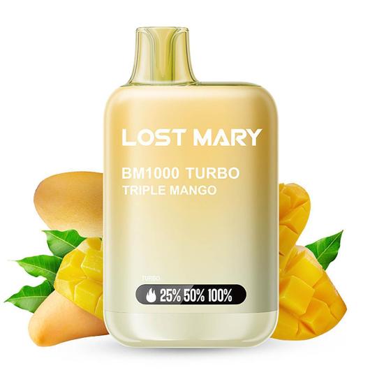 Vaper Lost Mary BM1000 TURBO Triple Mango 20mg