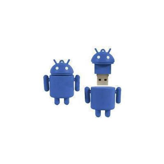 Pendrive USB 8GB forma Android azul
