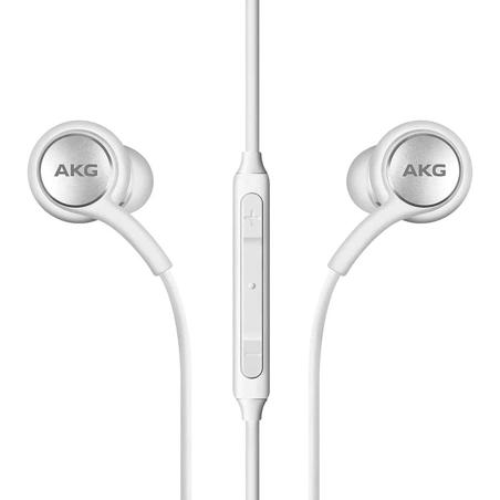 Manos libres estéreo original Samsung GH59-14984A Tuned by AKG, USB-C original bulk blanco