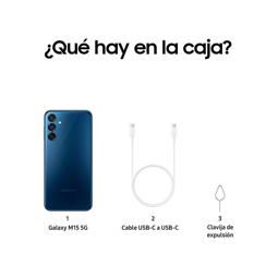 Samsung Galaxy M15 5G 128GB azul oscuro