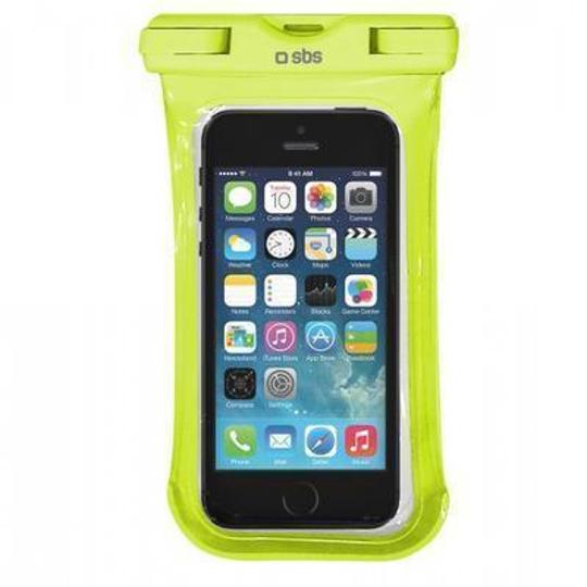Funda impermeable universal para smartphones hasta 5,5" verde