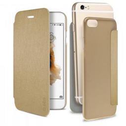 Funda de piel libro SBS BookYoung para iPhone 6s / 6 dorado