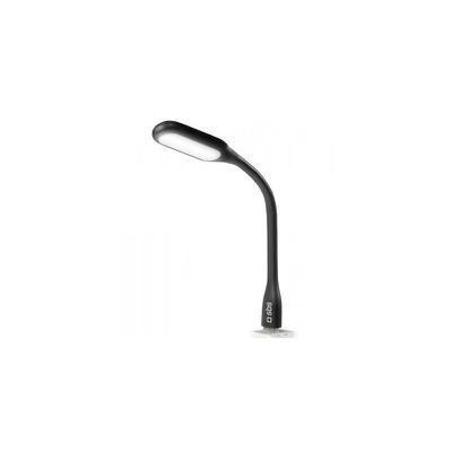 Lámpara portátil LED con conector USB negro