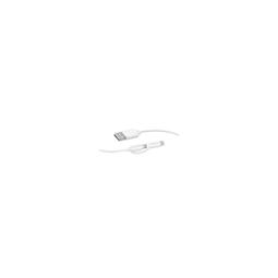 Cable de datos SBS dual, Lightning Apple MFI para iPhone 5/6/7/8 iPad y MicroUSB blanco