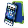 Funda silicona gel SBS para iPhone 6 / 6s azul-amarillo