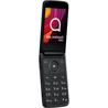 TCL Onetouch 4043D Teléfono de fácil uso, con teclas grandes, linterna, 4G negro