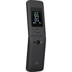 TCL Onetouch 4043D Teléfono de fácil uso, con teclas grandes, linterna, 4G negro