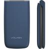 Volfen Astro Flip 4G - Teléfono Móvil con Tapa para Mayores azul