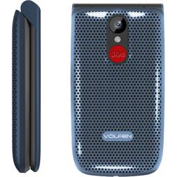 Volfen Astro Flip 4G - Teléfono Móvil con Tapa para Mayores azul