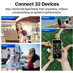 ZTE U10 router módem 4G WiFi 6 blanco