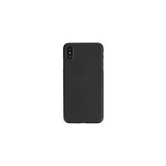 Funda silicon gel Premium iPhone X / XS slim negra mate negro