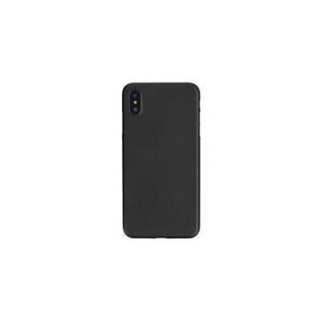 Funda silicon gel Premium iPhone X / XS slim negra mate negro