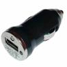 Mini cargador de coche salida USB 1A color negro