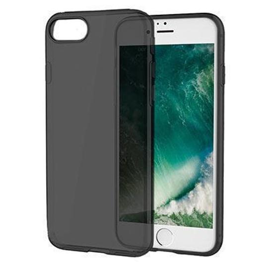 Funda silicona gel iPhone 7 / iPhone 8 ultra slim 0,3mm color negro