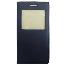 Funda de piel libro premium iPhone 6s Plus / 6 Plus con ventana S-View azul