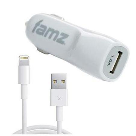 Cargador de coche iPhone 5/5s/5c, iPhone 6/6 plus 1000mah homologado por Apple MFI