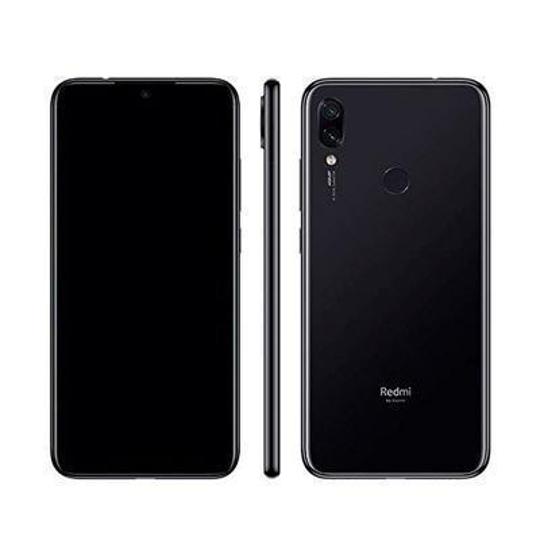 Maqueta Xiaomi Redmi 7 de alta calidad con simulación de pantalla apagada, color negro