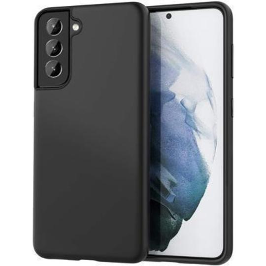 Funda silicona gel Samsung Galaxy S21+ negro