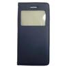 Funda de piel libro premium iPhone 6s / 6 con ventana S-View azul
