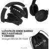Auriculares inalámbricos Flux's Orion Bluetooth 5.0, Admite tarjeta MicroSD, Radio FM, color negro