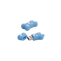 Pendrive USB 8GB forma hueso azul