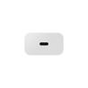 Samsung cargador de red original USB-C GAN carga rápida PD 25W (EP-T2510NWE) blanco