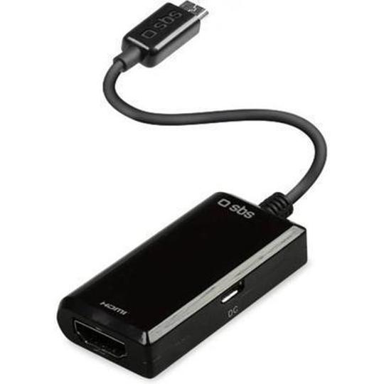 Adaptador SBS MicroUSB HML-HDMI negro