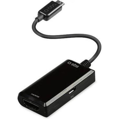 Adaptador SBS MicroUSB HML-HDMI negro