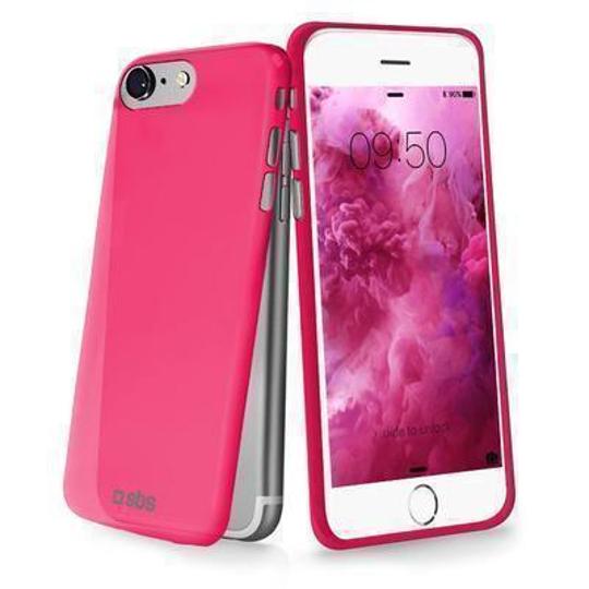 Funda silicona extraslim SBS para iPhone SE (2020) / 8 / 7 / 6s / 6 rosa