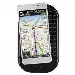 Soporte adhesivo antideslizante SBS para salpicadero del coche negro