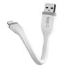 Cable de datos Mini 12CM SBS, Apple Lightning MFI blanco