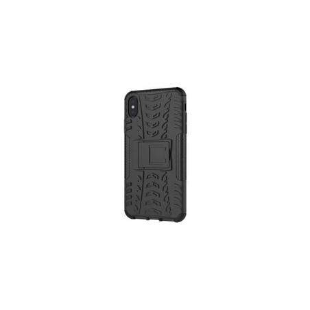 Funda rugerizada iPhone XS Max negro